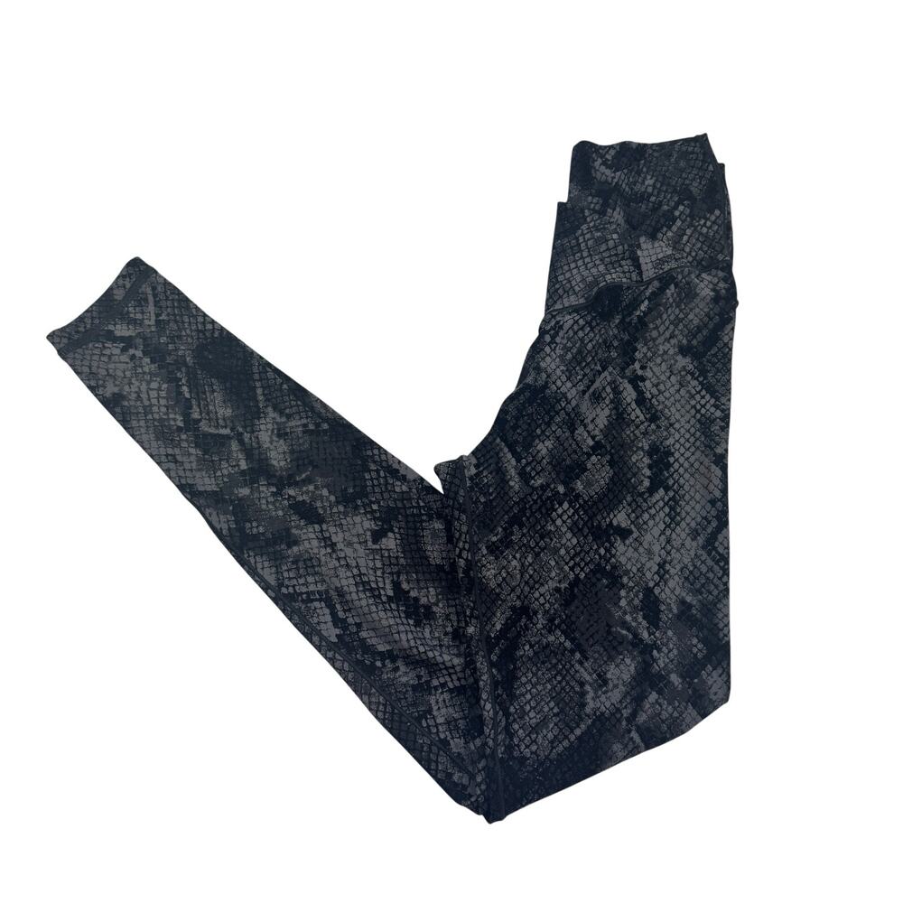 Aerie Offline Snake Print Cross Front Leggings Women's Size Small